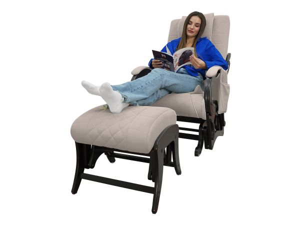 Massage rocking chair with ottoman FUJIMO SAKURA PLUS F2005 FVXP Vanilla (Sakura 4)